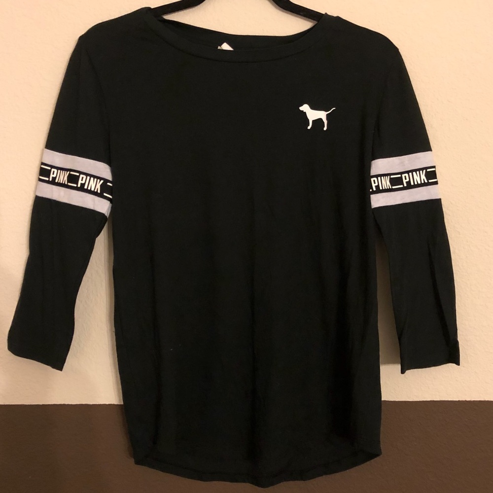 PINK Quarter Sleeve Tee